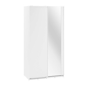 Szafa przesuwna z lustrem MAXI MX-01 | 120 | Biały