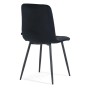 Krzesło czarne DC-6402 welur #66 | OUTLET-8
