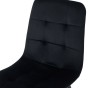 Krzesło czarne DC-6402 welur #66 | OUTLET-9