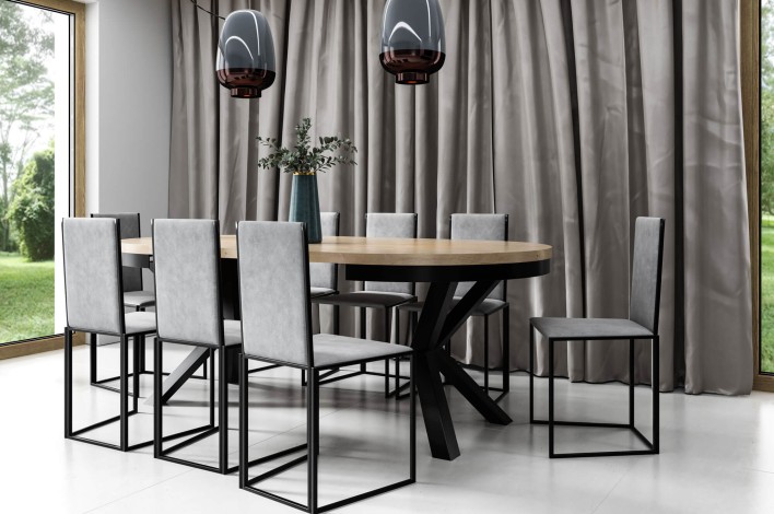 Stół NARVIC Oak Craft Rozłożony Aranżacja.jpg