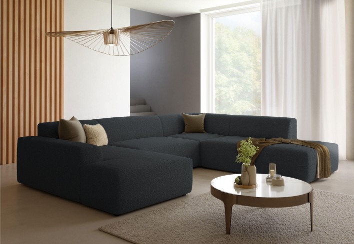 Narożnik WOOGIE U OBL-2-R-OP Aranżacja Centaur 15 Ciemny szary.jpg