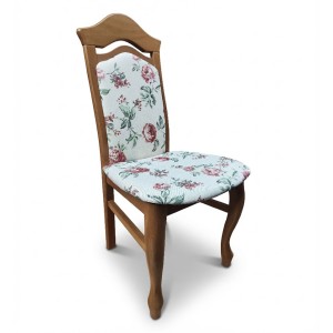 Drewniane krzesło pałacowe WOJTEK / Jasny brąz, Rose 16 