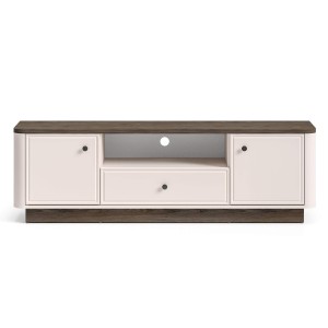 Szafka RTV VILAVIO 05 | Dąb Windmill Dark + Kaszmir