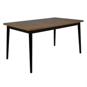 STÓŁ NR 27 LAMINAT BERGEN PROSTOKĄT NOGI OKRĄGŁE