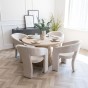 Stół Okrągły rozkładany STELLA | 100/140/180 Dąb naturalny | OUTLET-4