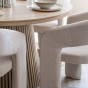 Stół Okrągły rozkładany STELLA | 100/140/180 Dąb naturalny | OUTLET-5
