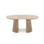 Stół Okrągły rozkładany STELLA | 100/140/180 Dąb naturalny | OUTLET-9