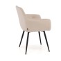 Krzesło obrotowe DC-0084-3 | welur | beż #5 | OUTLET-9