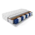 Materac kieszeniowy + Kokos - model KASTOR 180x200x24 tw. H4