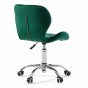 Krzesło obrotowe zielone tył