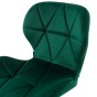 Krzesło obrotowe zielone oparcie