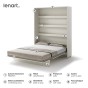 BED CONCEPT BC-12 - półkotapczan pionowy 160 - kaszmir-6
