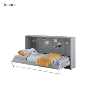 CONCEPT PRO CP-06 - półkotapczan poziomy pod materac 90x200 - szary