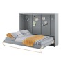 CONCEPT PRO CP-04 - półkotapczan poziomy pod materac 140x200 - szary-2