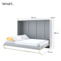 CONCEPT PRO CP-04 - półkotapczan poziomy pod materac 140x200 - szary-5