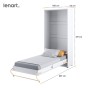 CONCEPT PRO CP-03p - półkotapczan pionowy pod materac 90x200 - biały/biały połysk-8