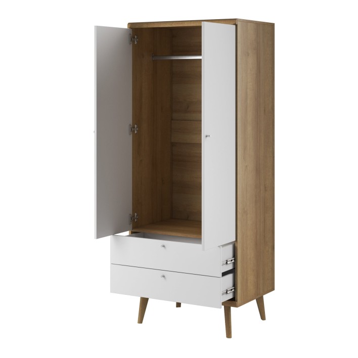 szafa skandynawska na nóżkach