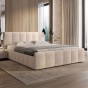 Łóżko tapicerowane SF1077 | 140x200 | Boucle | Cappuccino #4-1