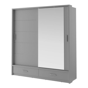 Szafa przesuwna dwudrzwiowa ARTI AR-05 - szara