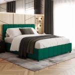 Łóżko tapicerowane z pojemnikiem LEA | 140x200 | Kolor do wyboru | [P]