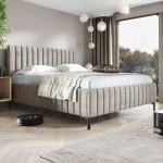 Łóżko tapicerowane z pojemnikiem MILO | 160x200 | Kolor do wyboru