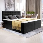 Łóżko kontynentalne z pojemnikiem BARI | 180x200 | Kolor do wyboru