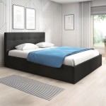 Łóżko tapicerowane z pojemnikiem LAURA | Rozmiar do wyboru | Kolor do wyboru