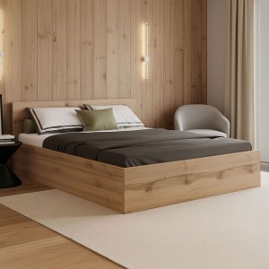 Łóżko z pojemnikiem 120 TRINO | Dąb wotan 