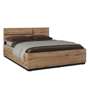 Łóżko z pojemnikiem 160 CROSS S | Dąb wotan