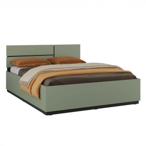 Łóżko z pojemnikiem 160 CROSS S | Zielony