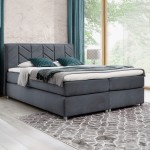 Łóżko kontynentalne z topperem JODŁA | 120x200 | Kolor do wyboru