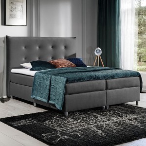 Łóżko kontynentalne z topperem PRATO | 120x200 | Kolor do wyboru