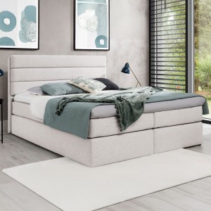 Łóżko kontynentalne z topperem RIVIERA | 140x200 | Kolor do wyboru