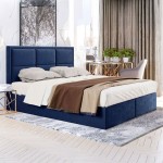 Łóżko kontynentalne z pojemnikiem ROMA | 140x200 | Kolor do wyboru