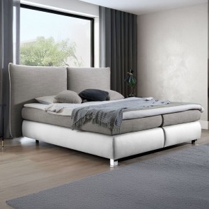 Łóżko kontynentalne z pojemnikiem i topperem TOGO | 160x200 | Kolor do wyboru