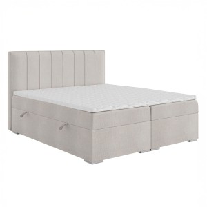 Łóżko kontynentalne z pojemnikiem i topperem RALLY | 160x200 | Kolor do wyboru