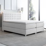 Łóżko kontynentalne PRIMO, materac, topper | 180x200 | Kolor do wyboru