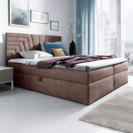 Łóżko kontynentalne z pojemnikiem BOX 4, materac, topper | 180x200 | Kolor do wyboru