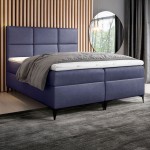 Łóżko kontynentalne z pojemnikiem FAVA, materac, topper | 180x200 | Kolor do wyboru