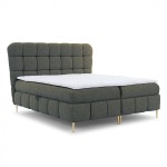 Łóżko kontynentalne z pojemnikiem i topperem LOLLY | 180x200 | Kolor do wyboru