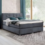 Łóżko kontynentalne z topperem JODŁA | 180x200 | Kolor do wyboru