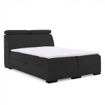 Łóżko kontynentalne z pojemnikiem i topperem MODENA | 200x200 | Kolor do wyboru