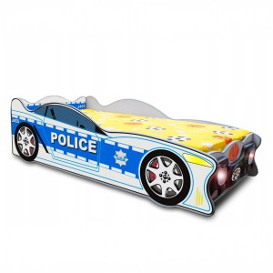 Łóżko radiowóz SPEEDY, materac