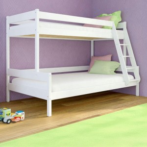 Łóżko piętrowe trzyosobowe FAMILIJNE 90 | 120x200 | Kolor do wyboru