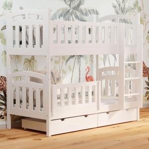 Łóżko piętrowe ZUZIA | 90x190 | Kolor do wyboru