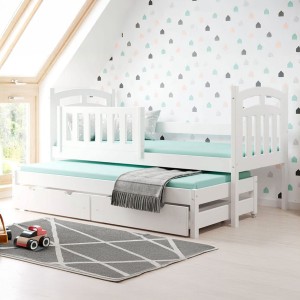 Łóżko piętrowe ZUZIA DUO | 80x190, 80x180 | Kolor do wyboru