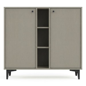 Komoda TOKYO 1 2F | Typ 822 | Eukaliptus | Czarne nogi