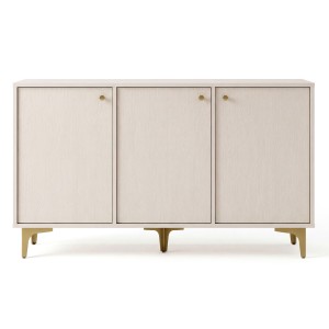Komoda TOKYO 1 3F | Typ 813 | Beż piaskowy | Złote nogi