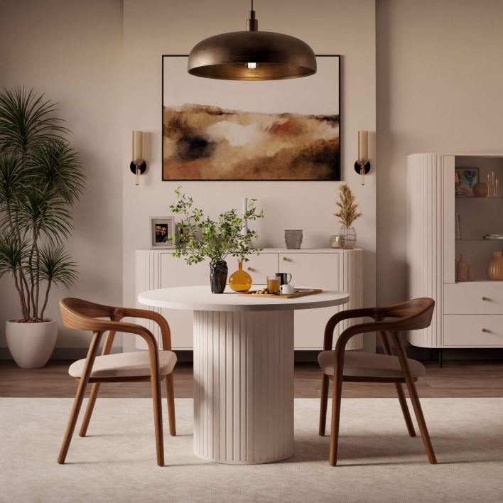 Stół OVALIO Beż piaskowy Aranżacja 2.jpg