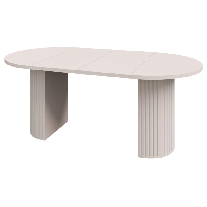 Stół OVALIO Beż piaskowy Rozłożony.jpg